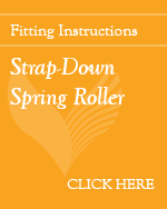Strap down spring roller